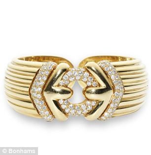 Gold diamond bracelet by Bulgari. Estimated worth: £2,000 – £2,500