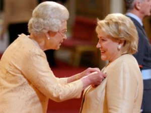 Barbara gets awarded OBE from Her Majesty The Queen