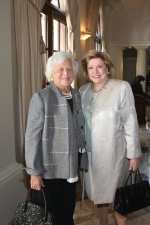 Barbara Taylor Bradford with the former First Lady Barbara Bush