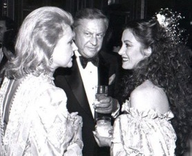Barbara Taylor Bradford and Bob Bradford with actress Jane Seymour