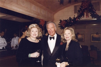 Barbara Taylor Bradford with acting legend Christopher Plummer and his wife, Elaine