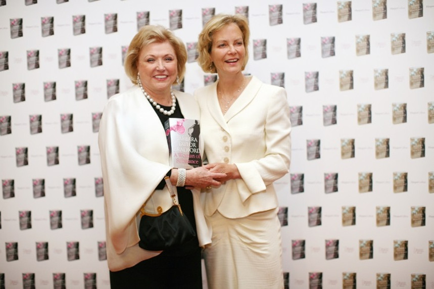 Barbara Taylor Bradford OBE and Jenny Seagrove