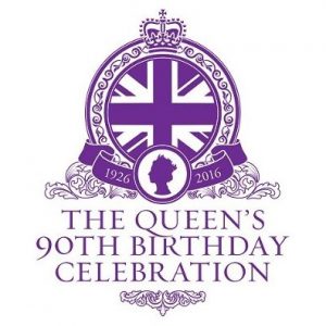 Queens 90th Birthday Celebration Logo